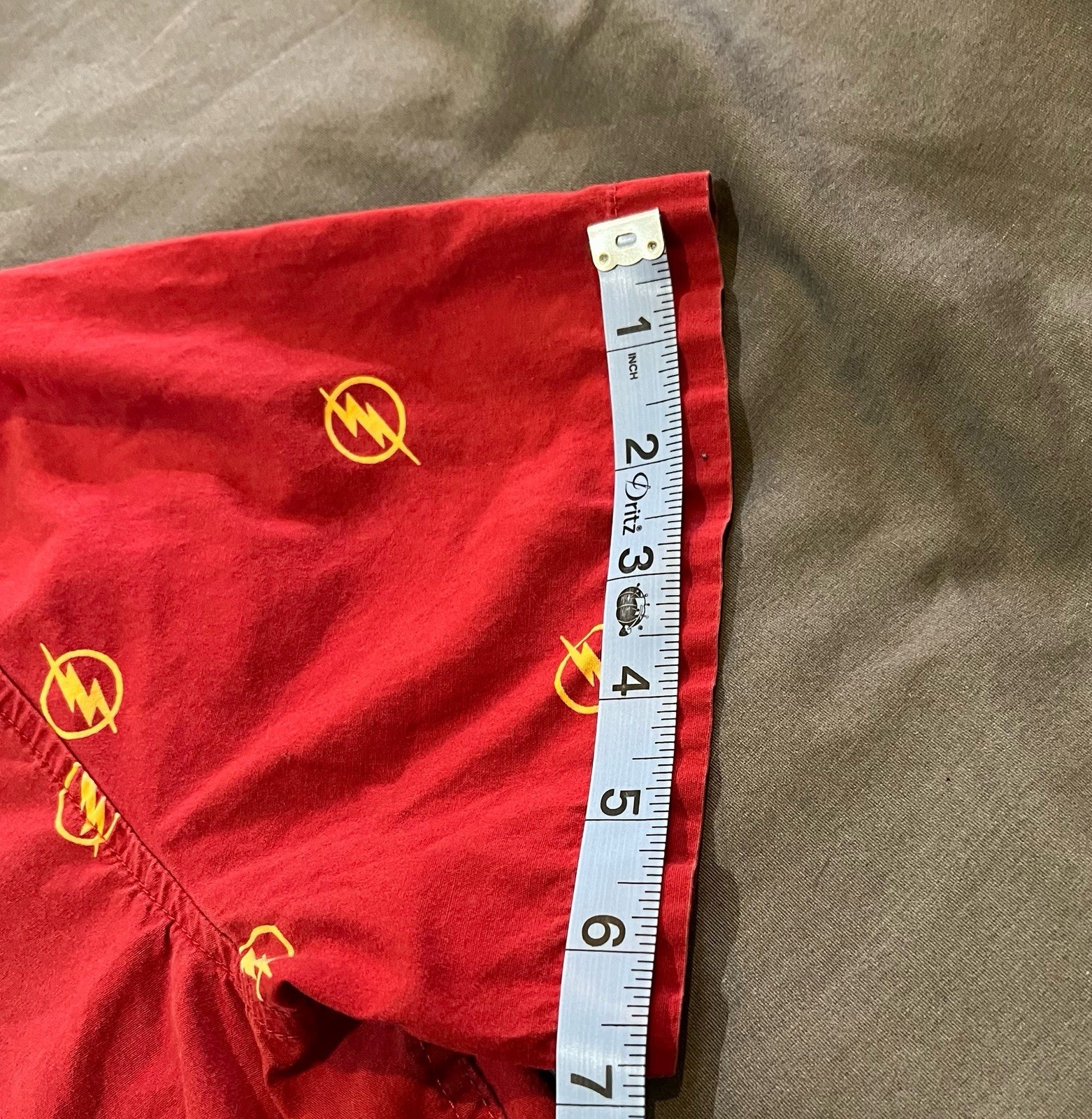 DC Comics The Flash Logo Button-Up Shirt Size XS gallery