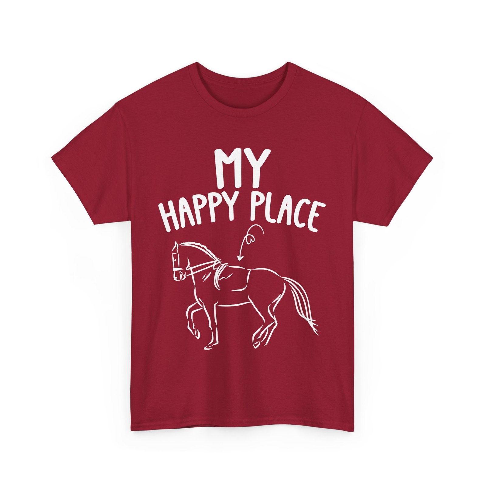 Horse Shirt, My Happy Place Shirt, Equestrian Lovers Shirt, Horseback Rider Tee gallery
