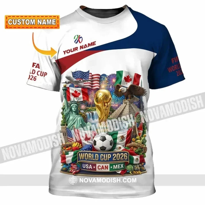 Custom Name World Cup 2026 Unisex 3D Shirt VK13770