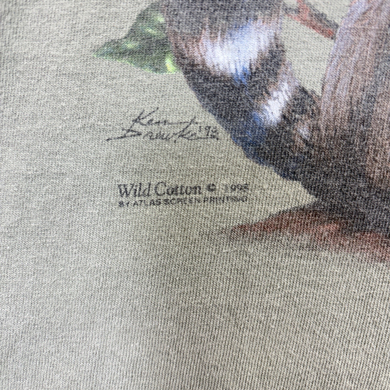 Vintage 1998 Lemurs of Madagascar T-Shirt Men’s L Green Single Stitch USA gallery