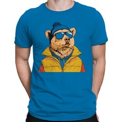 Cool Bear Sunglasses Winter Hat Men’s T-shirt