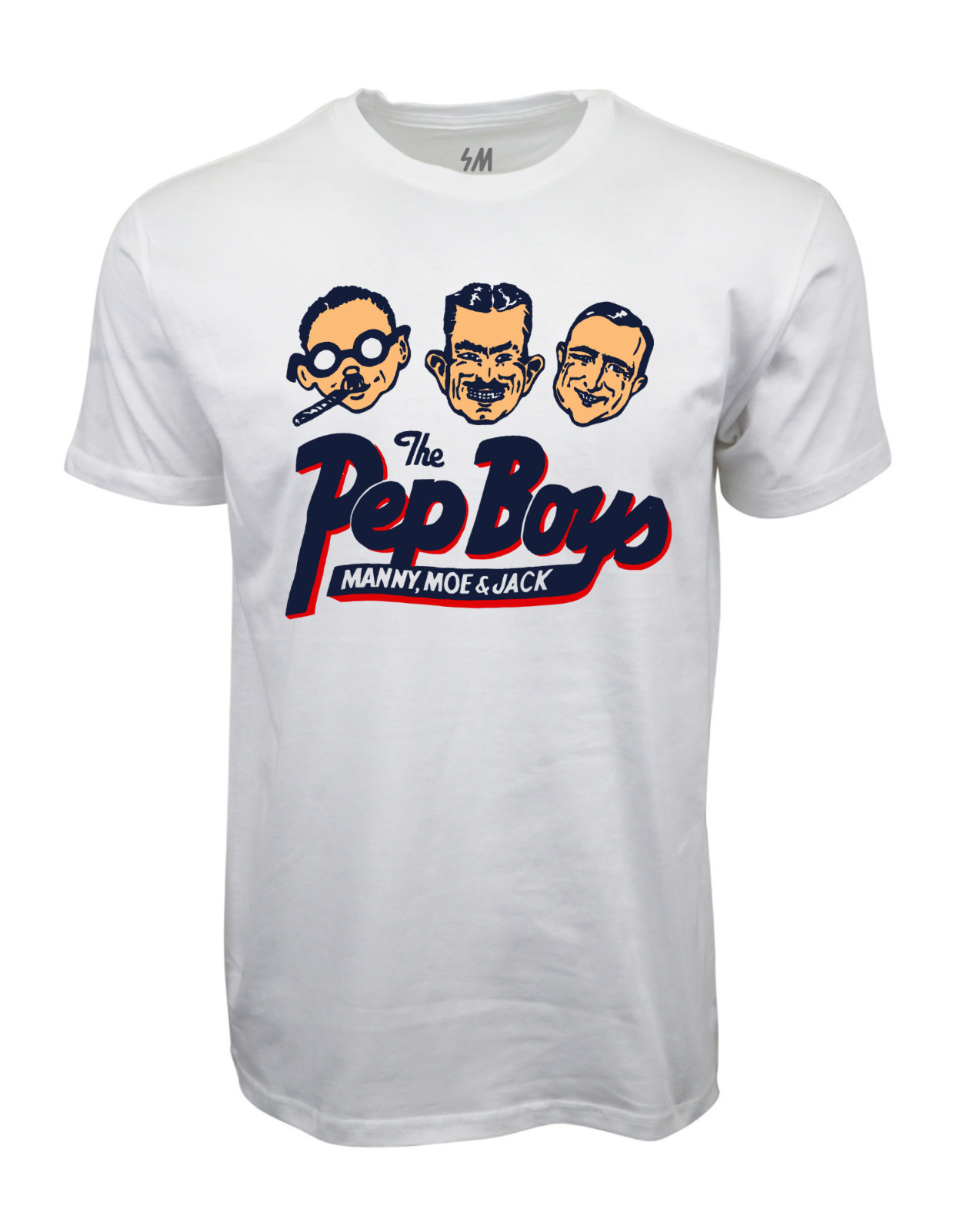 THE PEP BOYS 80S 90S WHITE T-SHIRT