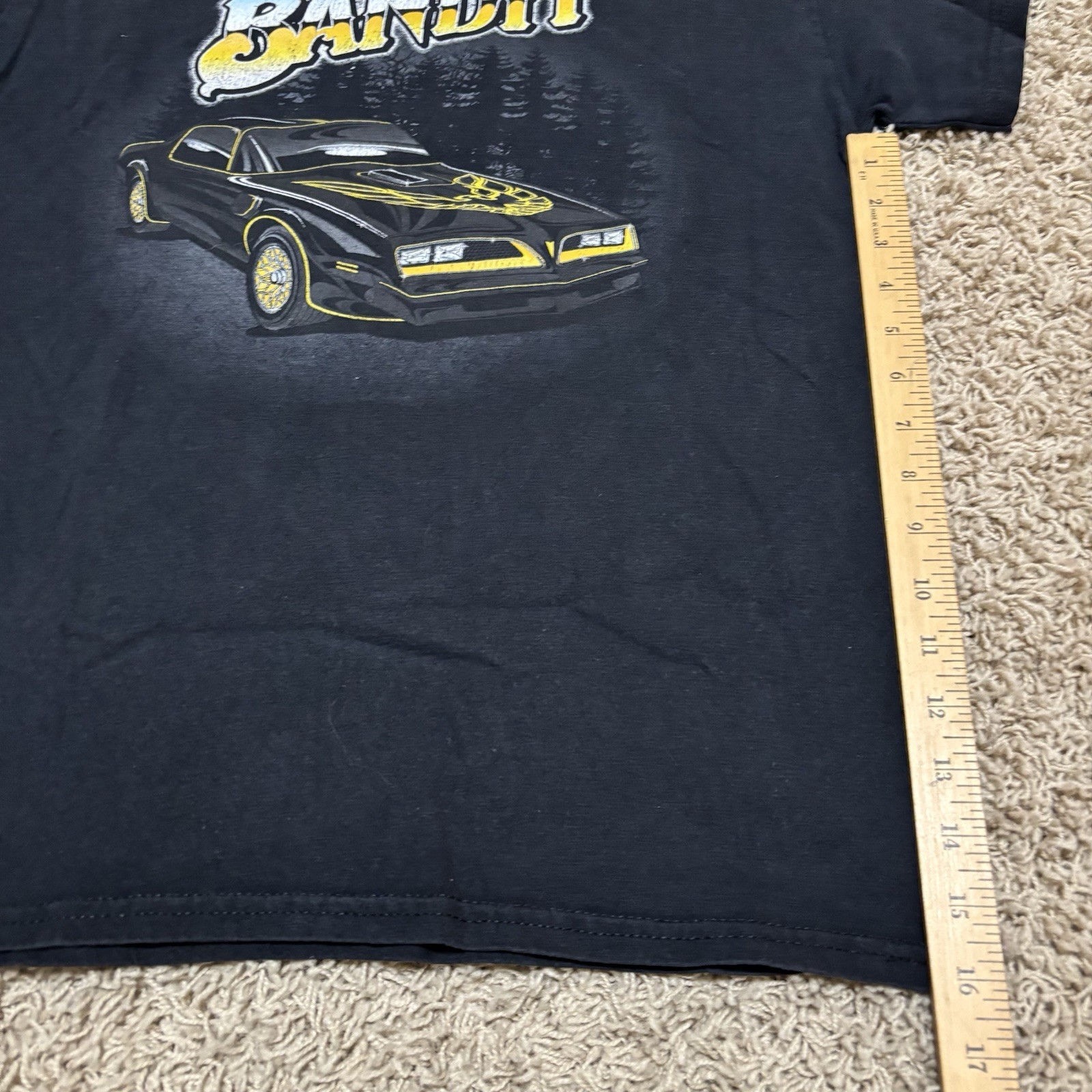 Big Rig Tee's Mens Small Smokey Bandit Trans Am Snowman Shirt Sleeve Trucker gallery
