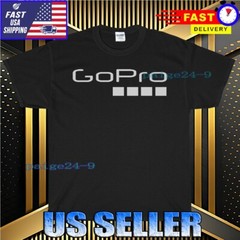NEW SHIRT GOPRO LOGO T-SHIRT FUNNY AMERICAN USA UNISEX TEE SIZE S-5XL