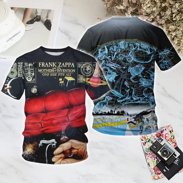 New Rare Frank Zappa One Size Fits All S to 5XL 3D Shirt All Over Print CM632 gallery