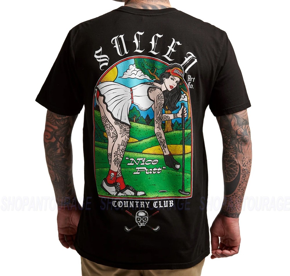 Sullen Nice Putt Premium Fit SCM8232 New Short Sleeve T-shirt For Men | 2 Colors