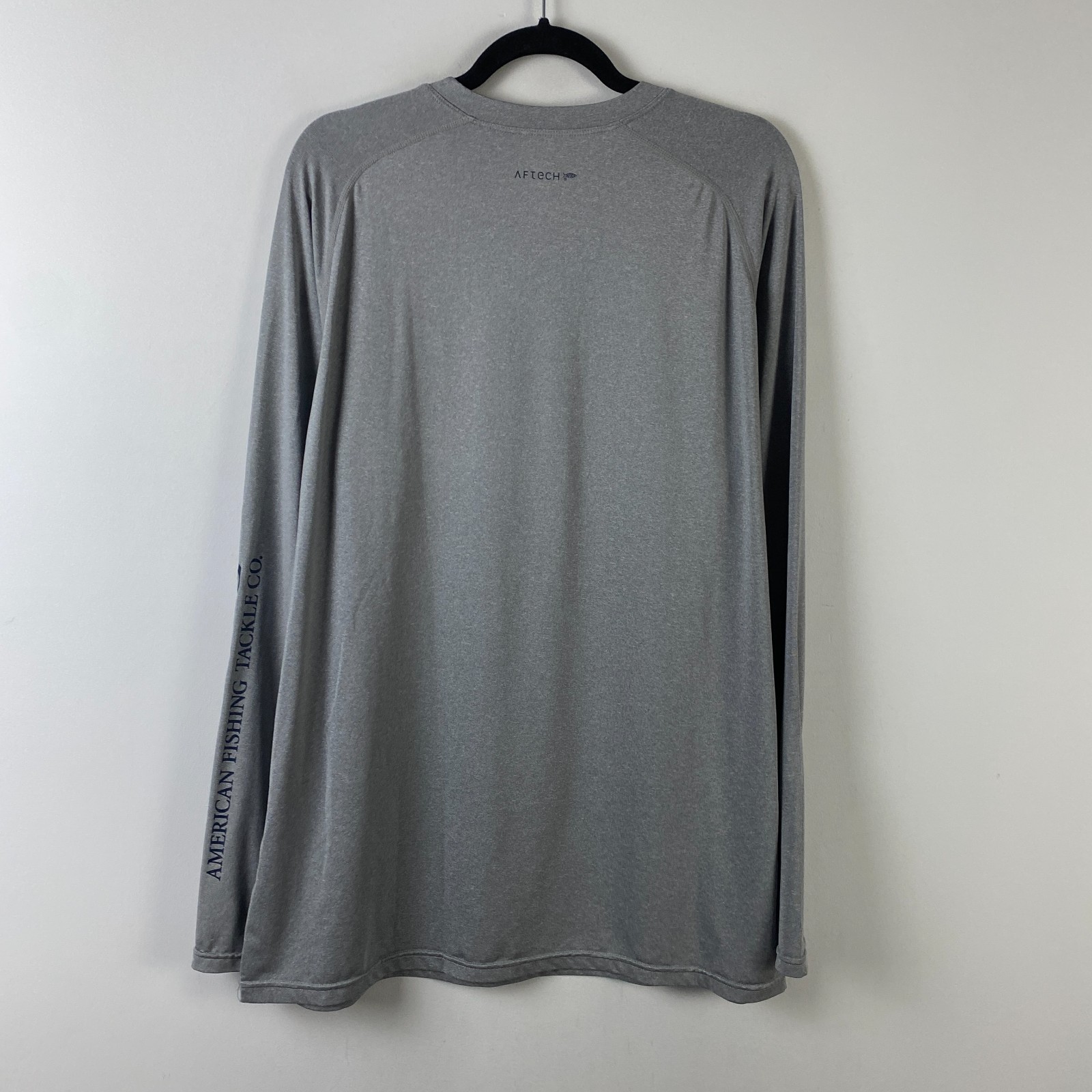 AFTCO T Shirt Mens XL Long Sleeve Tee Fishing Long Sleeve Pullover Gray gallery