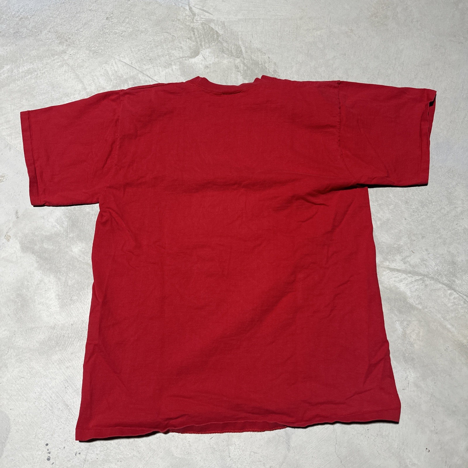 Vintage 80s Disney Mickey Mouse T-Shirt SZ L Genus Red Made in USA Graphic gallery