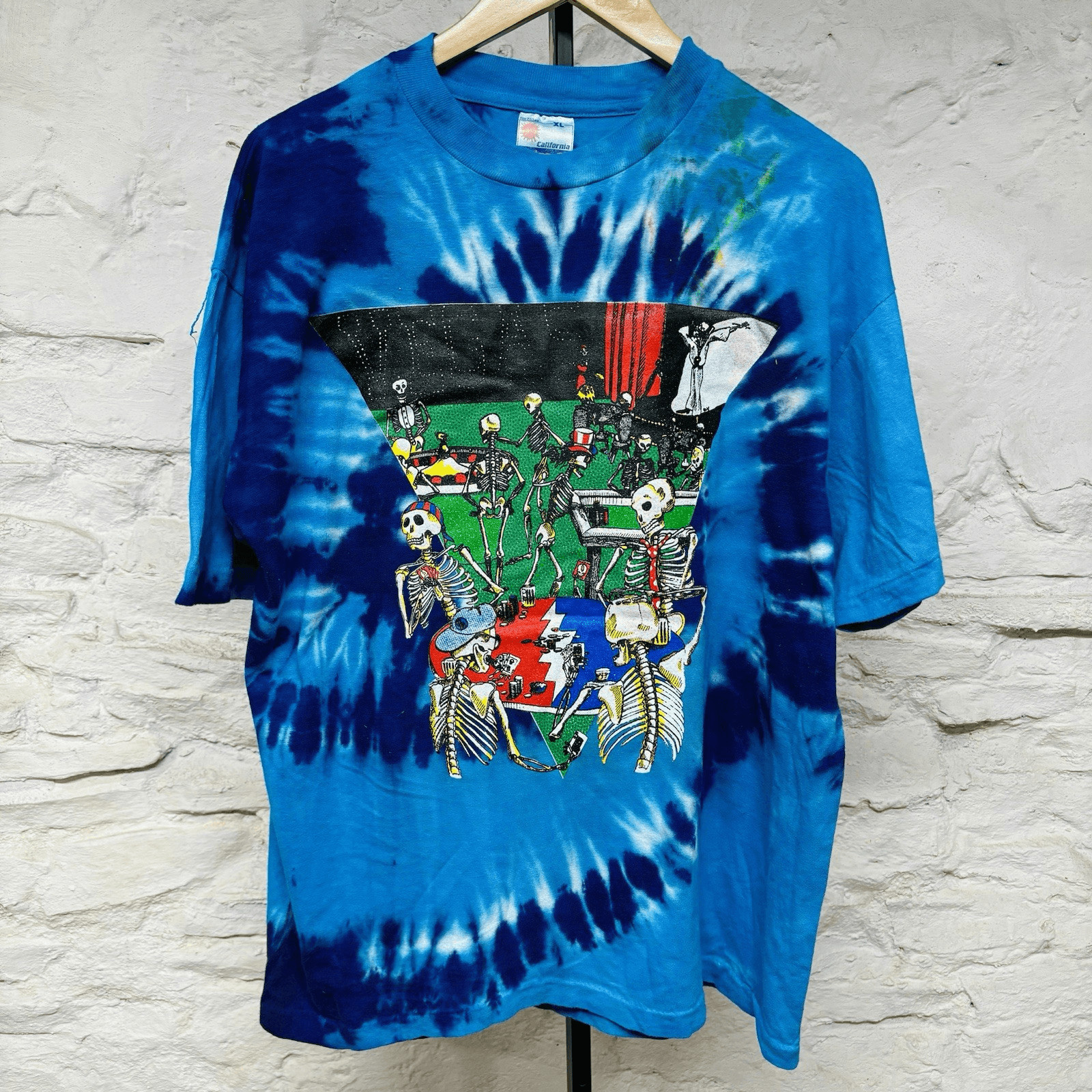 New Unworn Vtg Grateful Dead Las Vegas Band T Shirt Ripple Junction 90s Tie Dye gallery