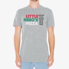 Little Nero’s Pizza – Pizza Delivery Funny Movie T Shirt – Sport Grey