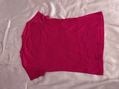 Teens S Regular 2-Pack Pink/Fuchsia Solid Crew Neck Short Sleeve T-Shirts
