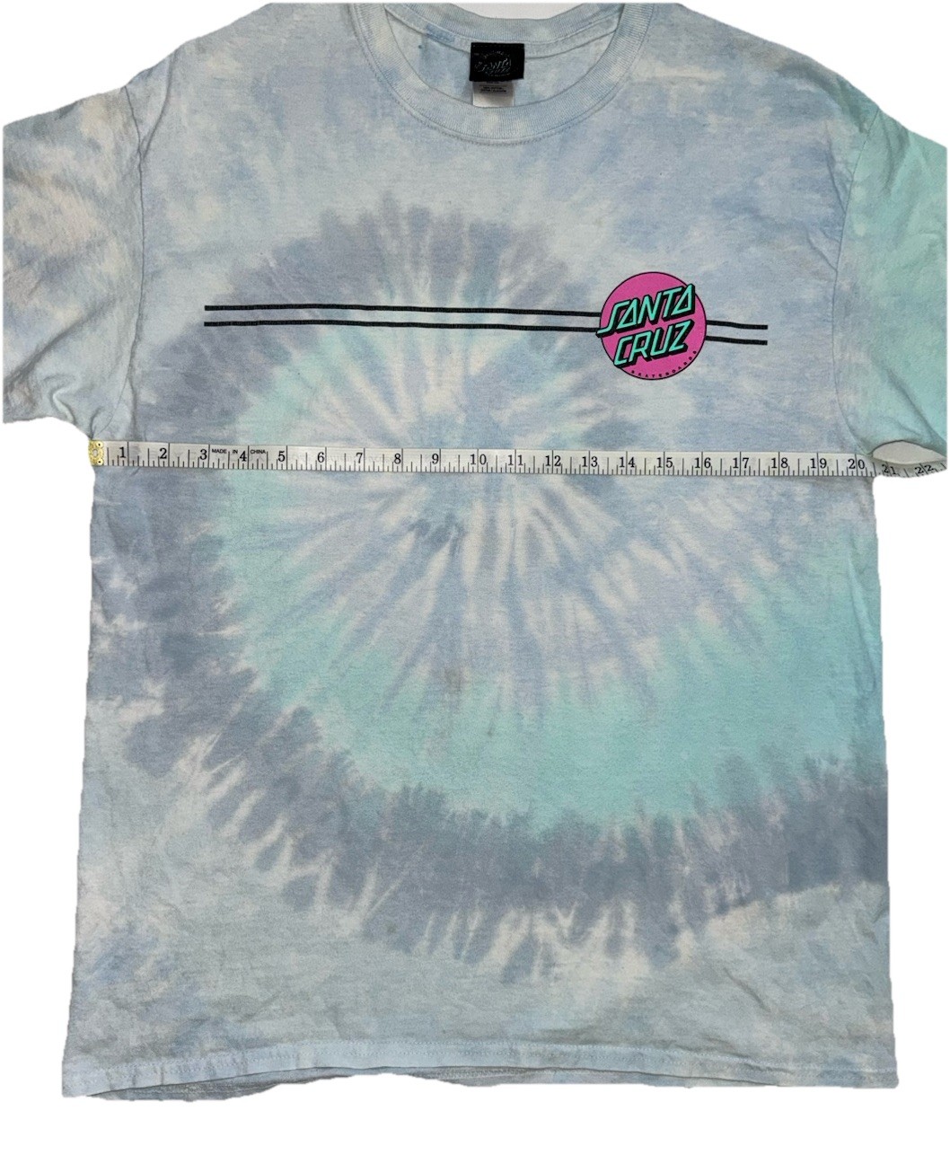Santa Cruz Skateboards T Shirt Mens Large Multicolor Tie Dye Cotton Streetwear gallery