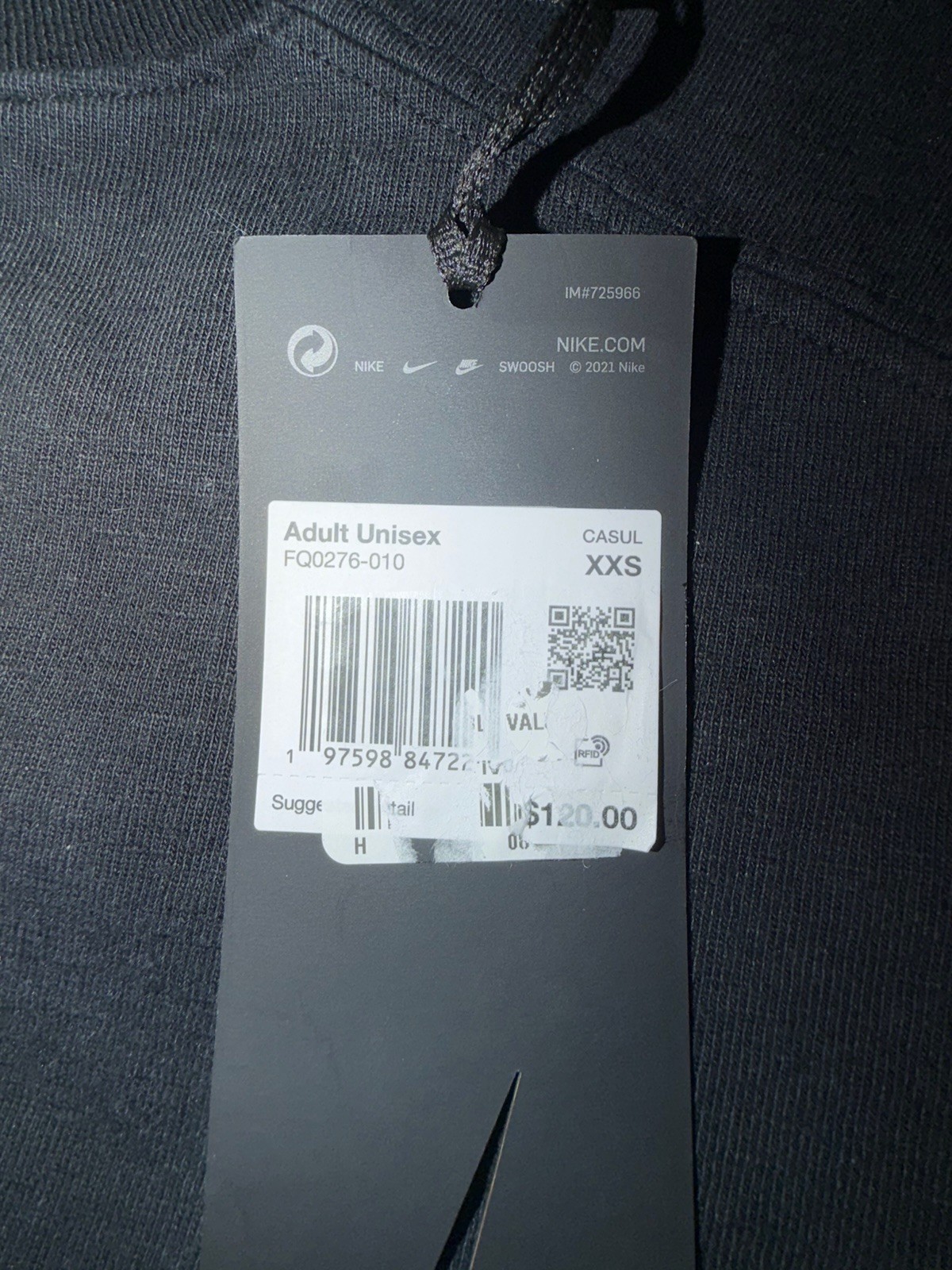 Nike Every Stitch Considered Made In Italy T-shirt FQ0276-010 Size XXS (2XS) NWT gallery