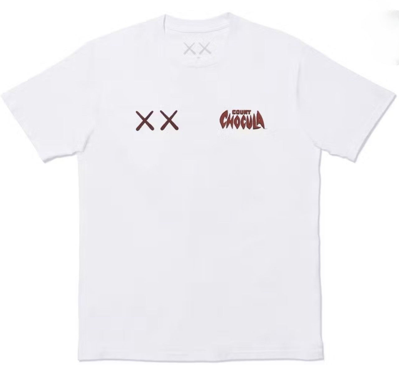 Kaws x General Mills Count Chocula Men’s L White Graphic Logo Tee Crew Neck