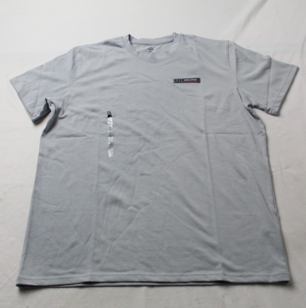 Under Armour Men’s Heavyweight Armour Label T-Shirt WR4 Mod Gray Large NWT