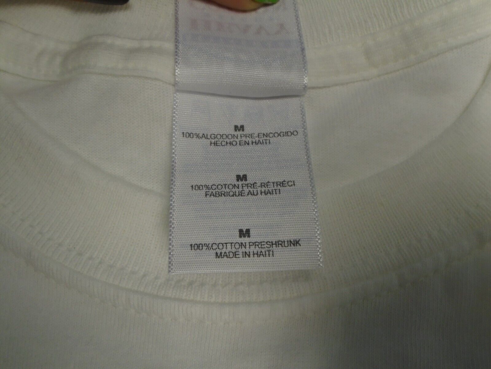 3 T-Shirts Gildan Men's 5.3 Oz White 100% Preshrunk Heavy Cotton G5000 M/L/Or XL gallery