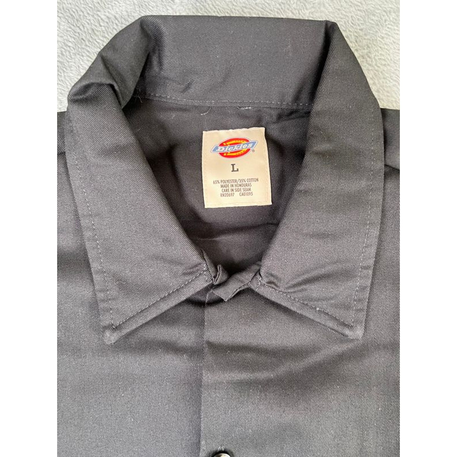 Men’s Dickies L Black Short Sleeve Work Shirt NWT New With Tags gallery