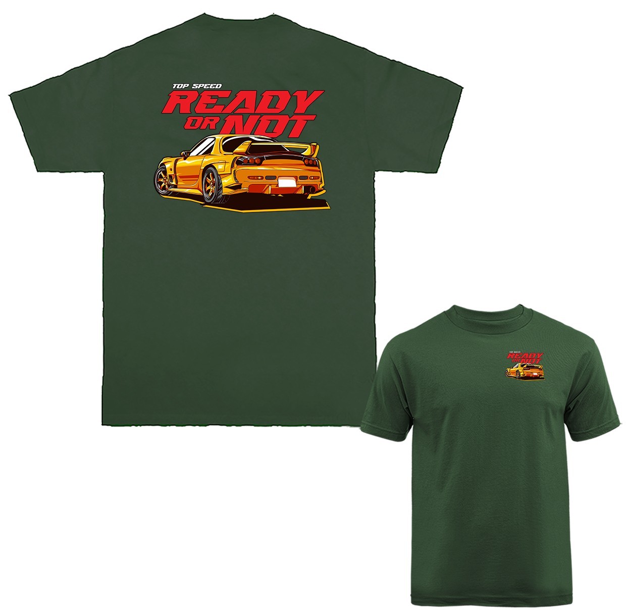 Top Speed Ready or Not Imported Tuned Custom JDM Sports Car T-shirt gallery