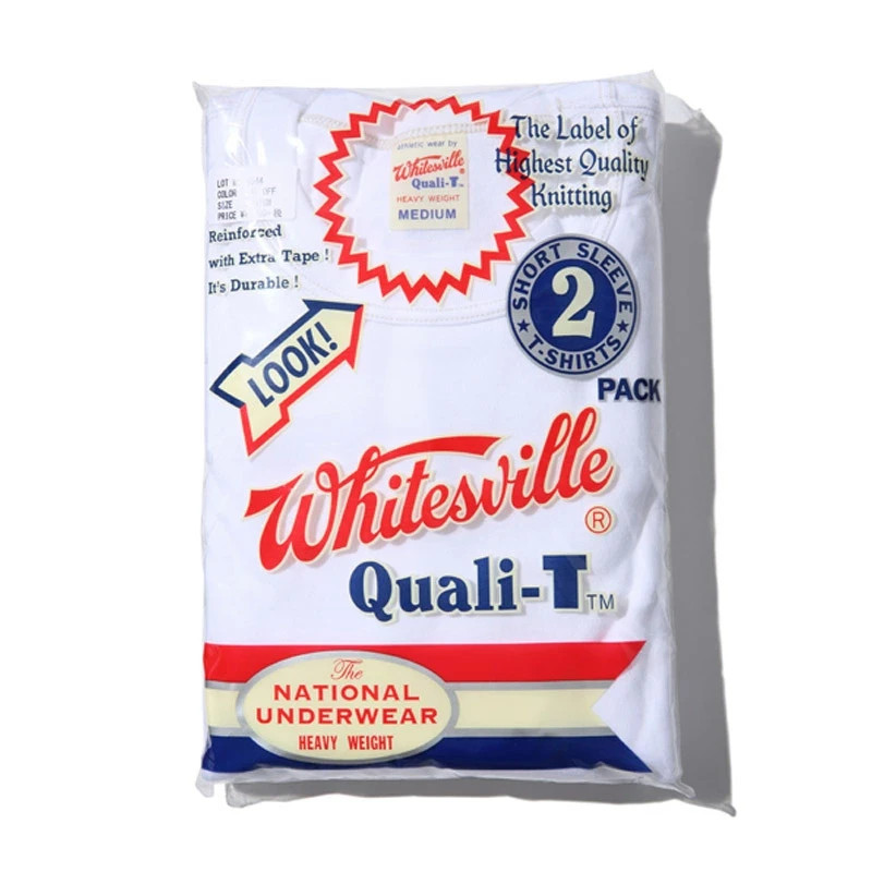 Whitesville WV73544 2-PACK T-SHIRT OFF-WHITE Size XXL Men's Made in Japan gallery