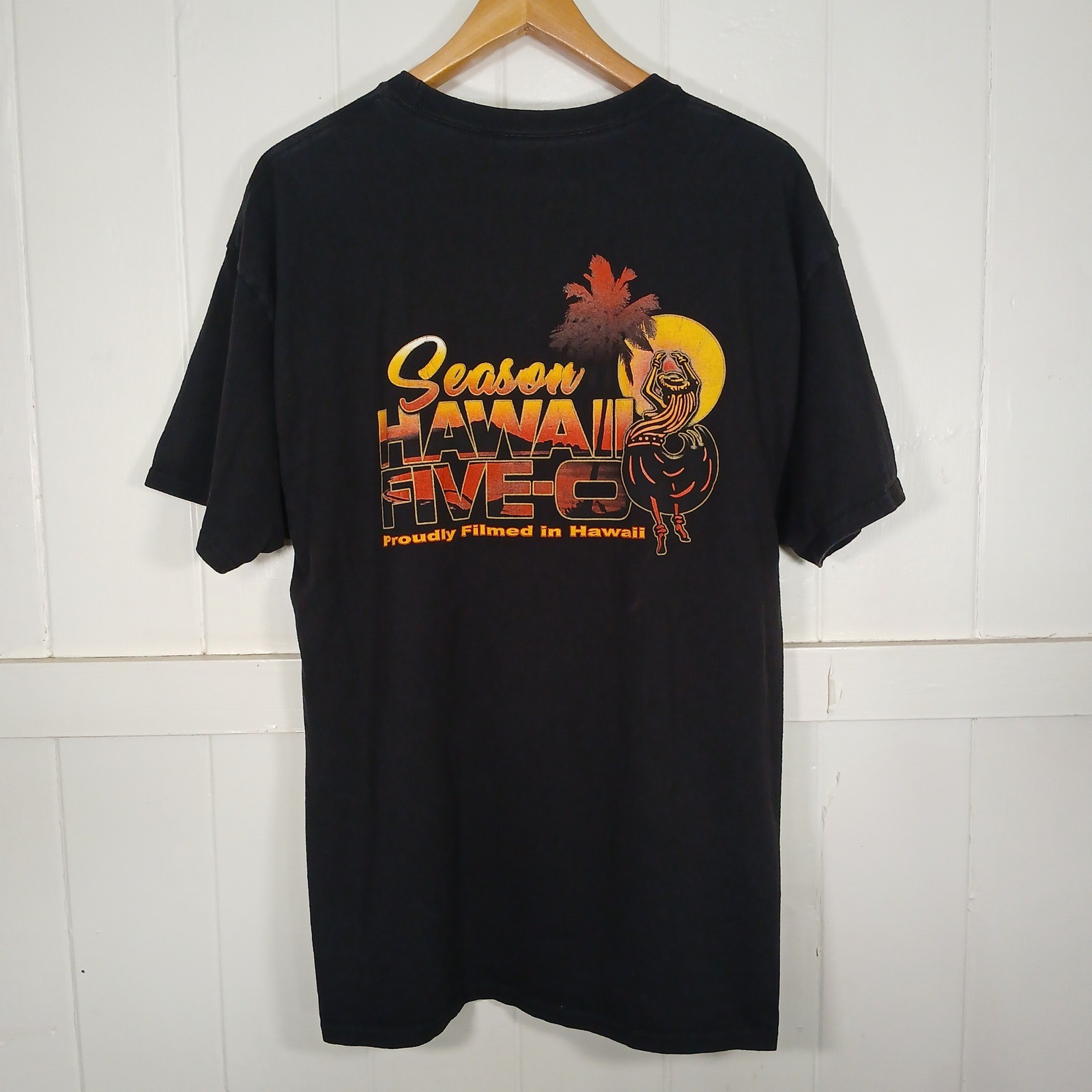 Hawaii Five-0 Film Crew T-Shirt Mens XL Black Season 6 Graphic Tee Hanes gallery