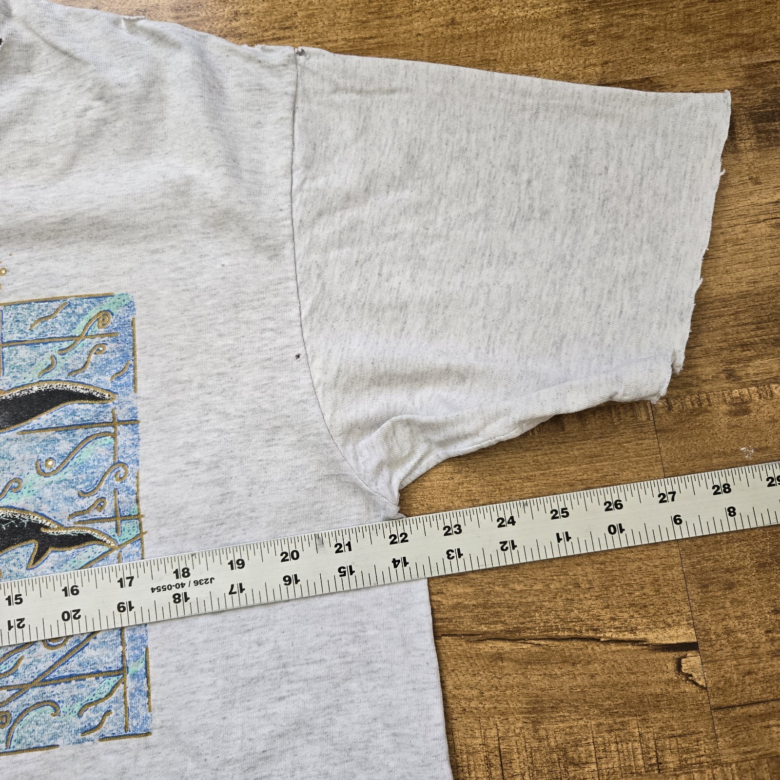 VTG SCI Distressed Oceanarium Chicago T-Shirt Men XL Gray Killer Whale Sea World gallery