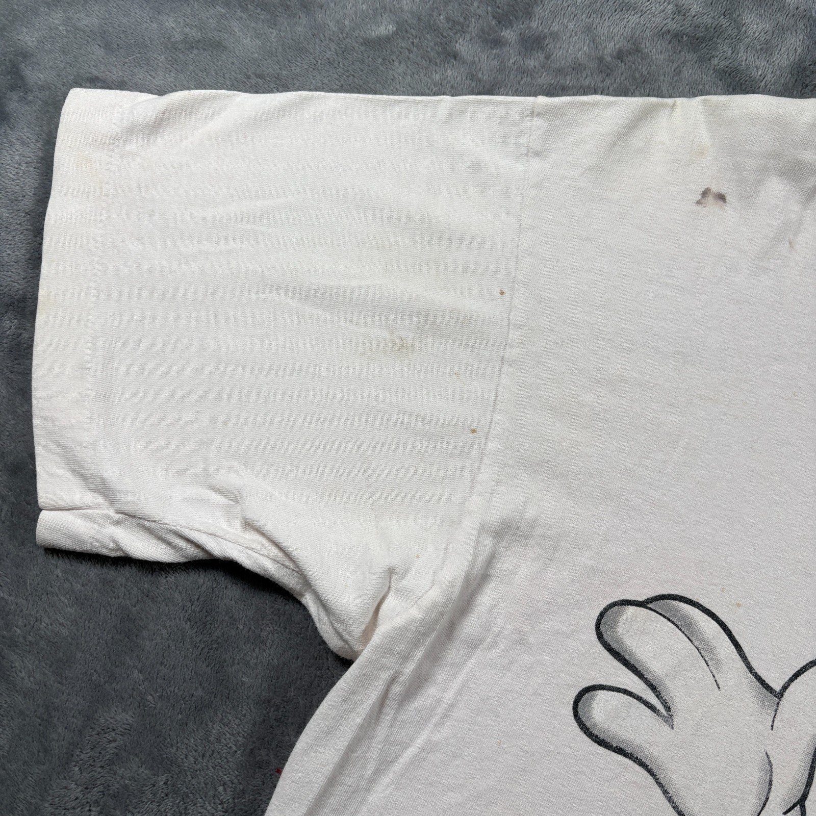 Vintage Y2K Mickey Unlimited T-Shirt Mens OSFA White Minnie Mouse Single Stitch gallery