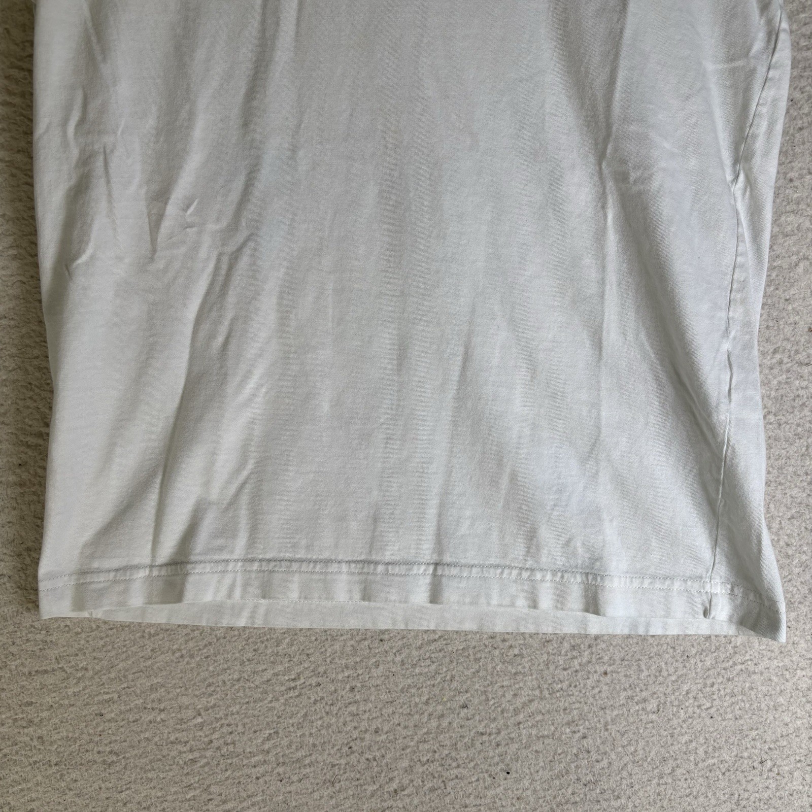 Psycho Bunny Ringer Shirt Size 2 XS White Green 100% Pima Cotton Crewneck gallery