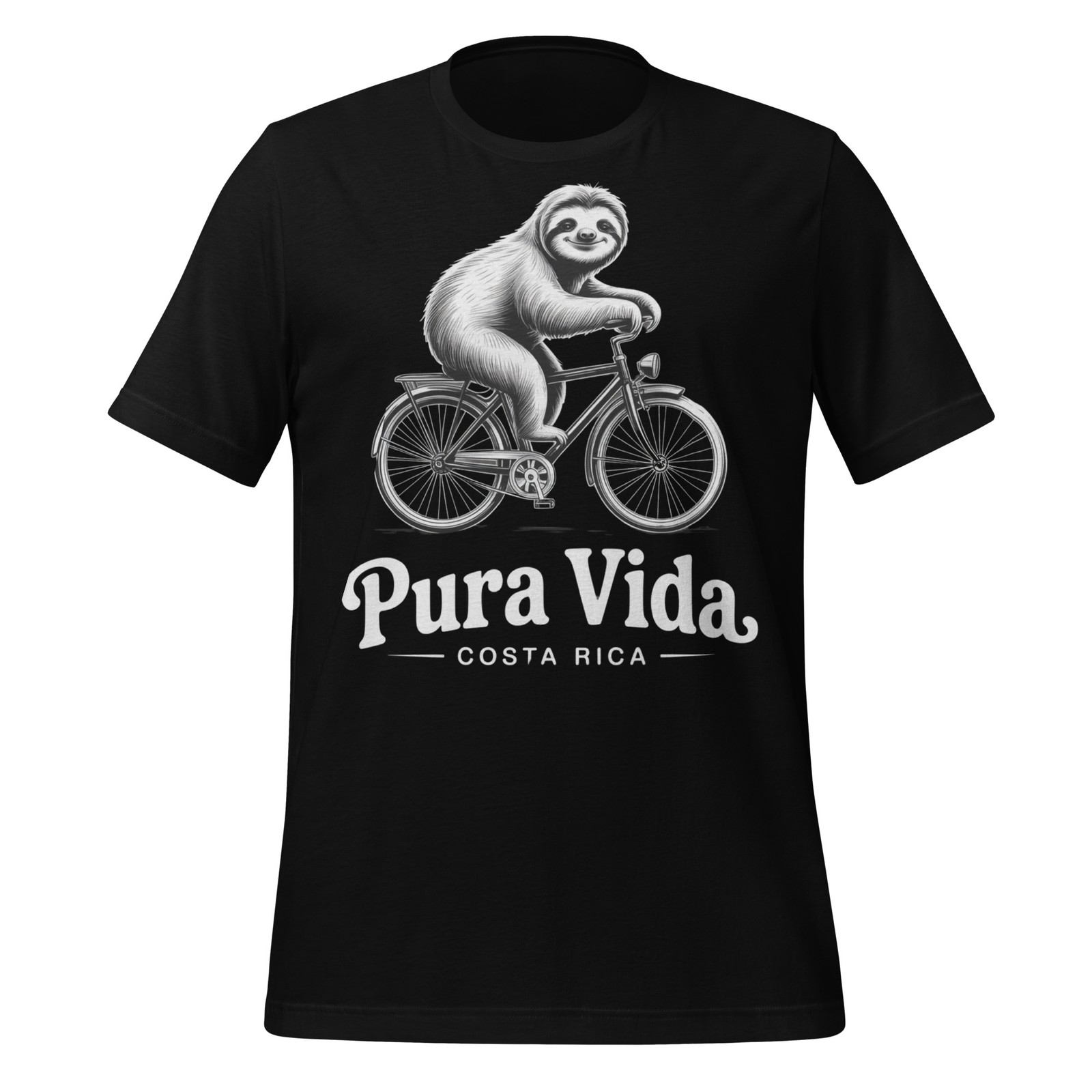 Pura Vida Costa Rica Sloth T-Shirt Funny Chill Unisex Travel Nature Tee gallery