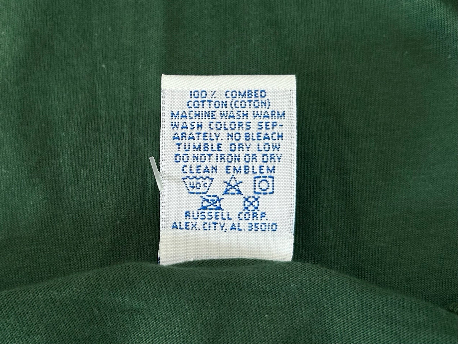 vintage russell athletic high cotton mock neck shirt mens size medium NWT 90s gallery