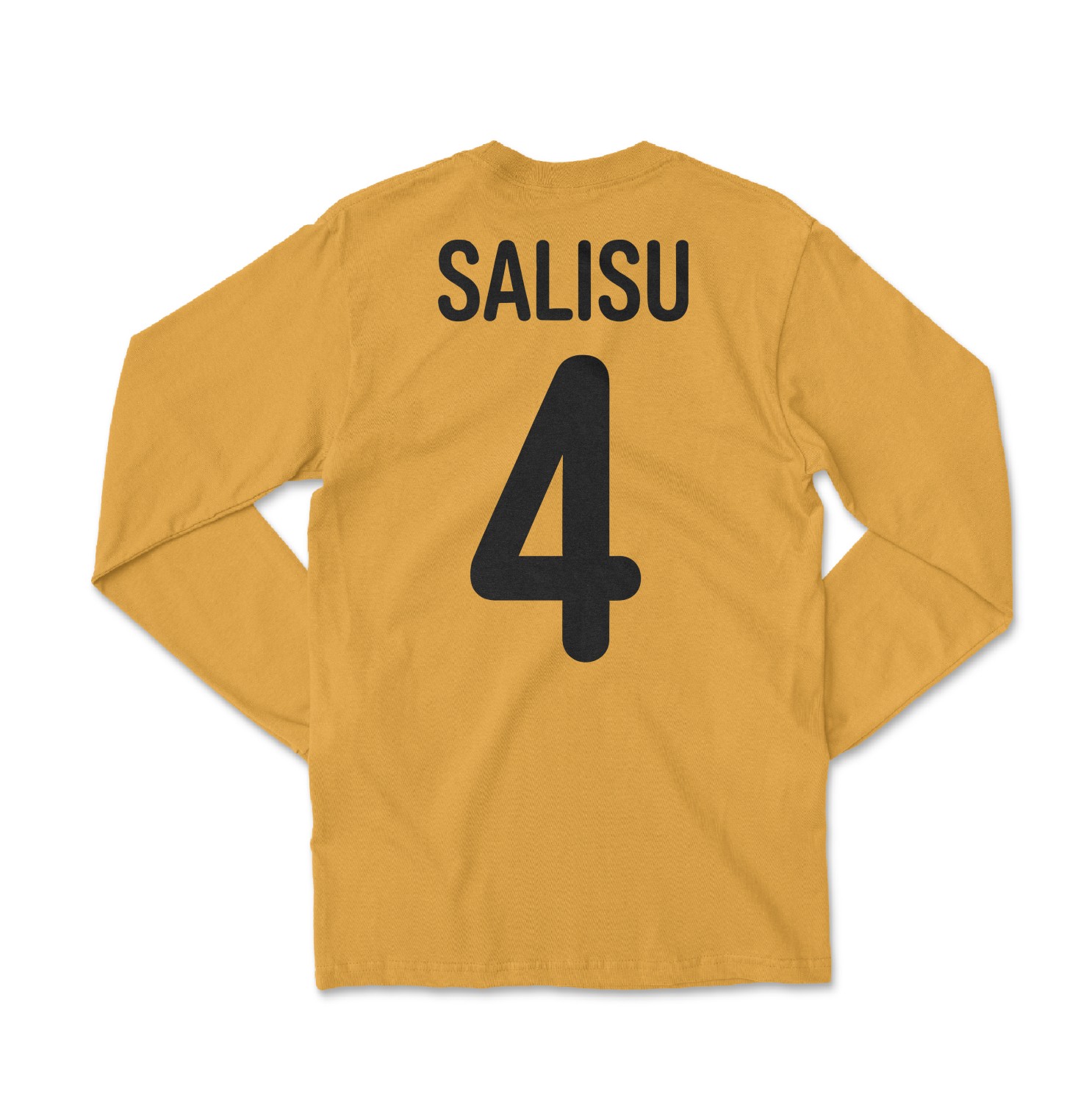 Ghana Pride Salisu 4 Two-Sided Jersey Style Long Sleeve T-Shirt gallery