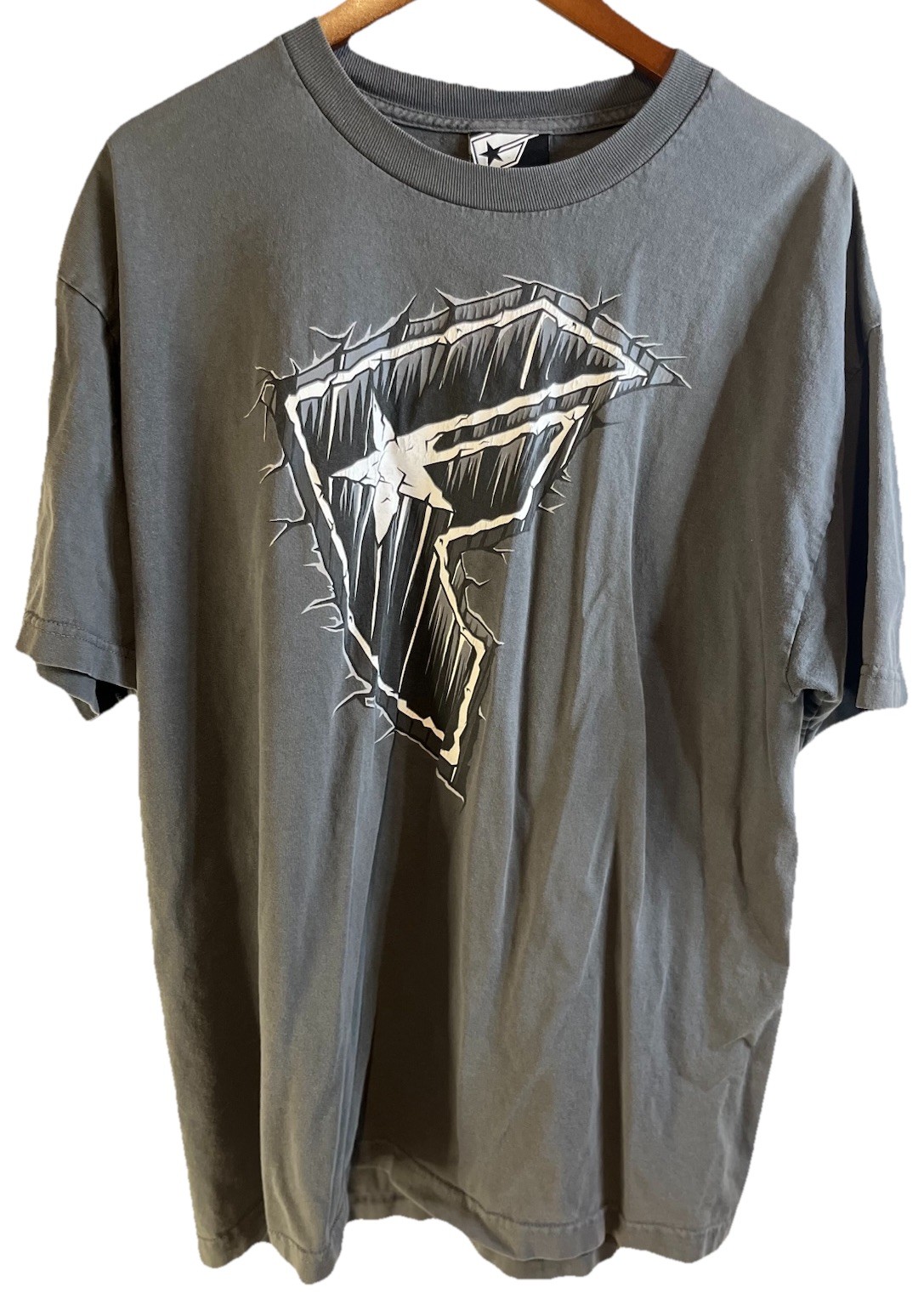 Vintage Y2K Famous Stars and Straps T-shirt Men’s Size XL Grey Graphic Logo gallery