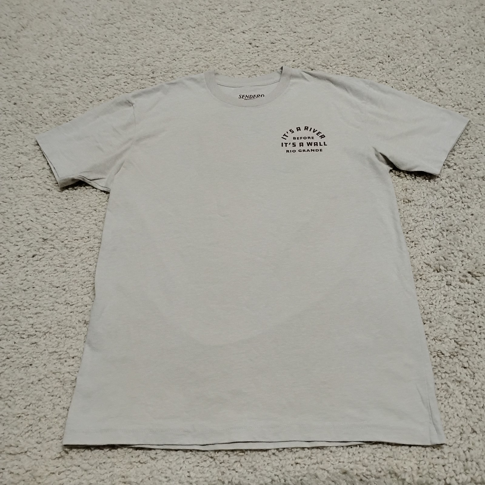 Sendero Provisions Co Shirt Mens M Beige Organic Cotton Western Rio Grand USA gallery