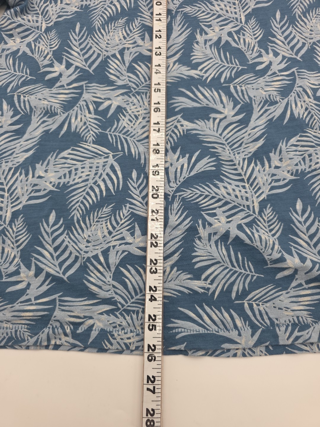 Express T-Shirt Men Small Blue AOP Floral Tee.#41144 gallery