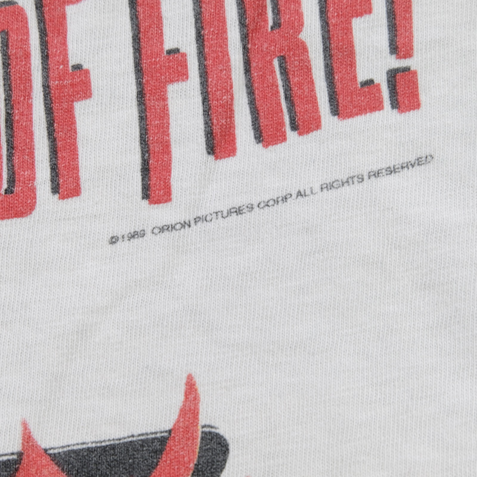 Rare Vintage Jerry Lee Lewis Great Balls of Fire 1989 Film T Shirt 80s Movie L gallery