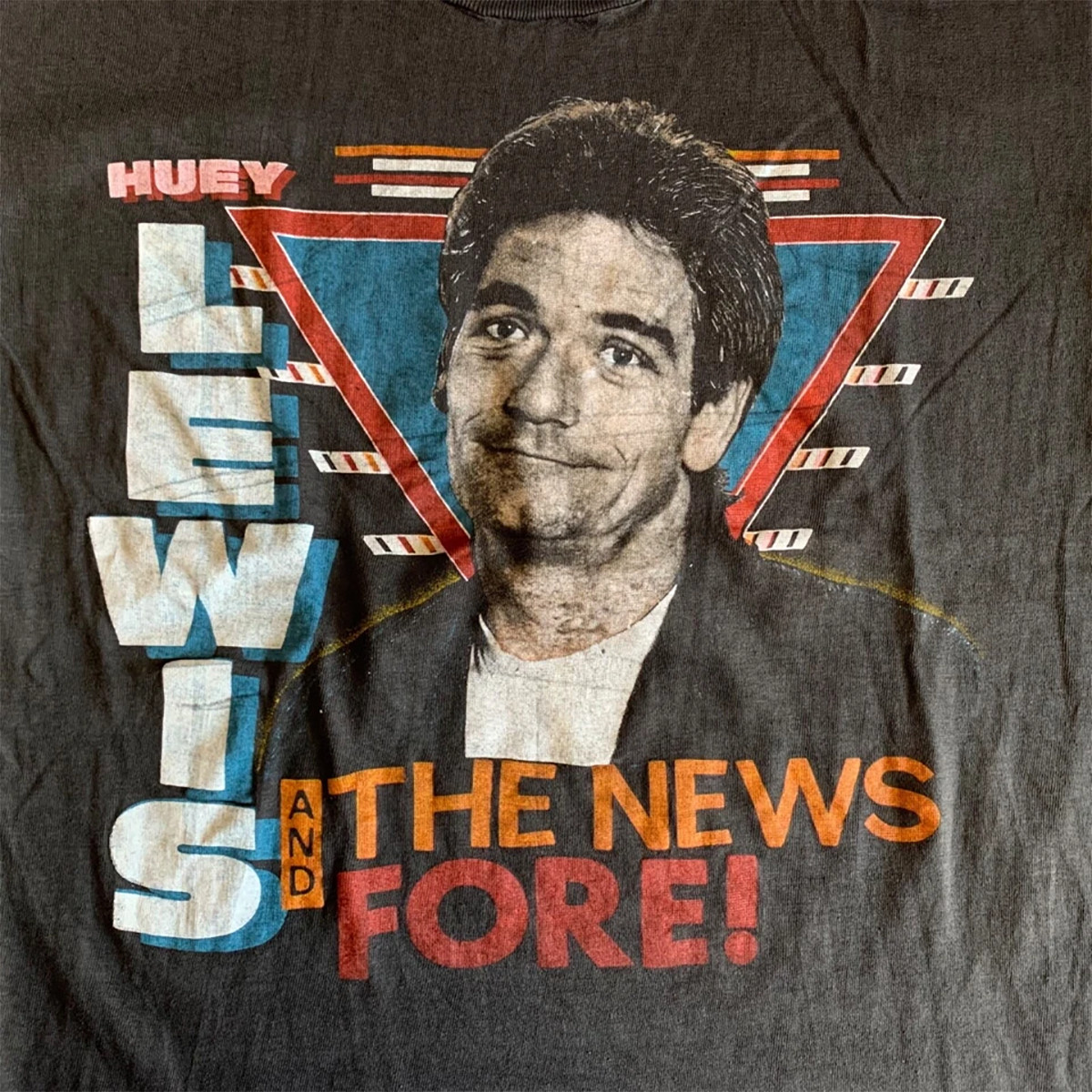 1986 VINTAGE 80s HUEY LEWIS AND THE NEWS T-SHIRT s-5xl CONCERT