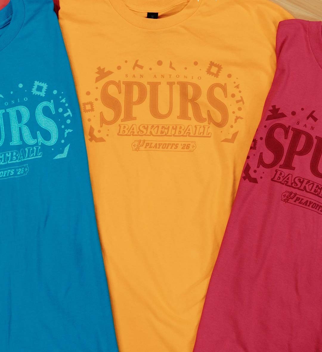 Spurs 2026 NBA Playoffs Semi Fiesta SGA 5/4/26 Shirt XL Round 2 Game 1 gallery