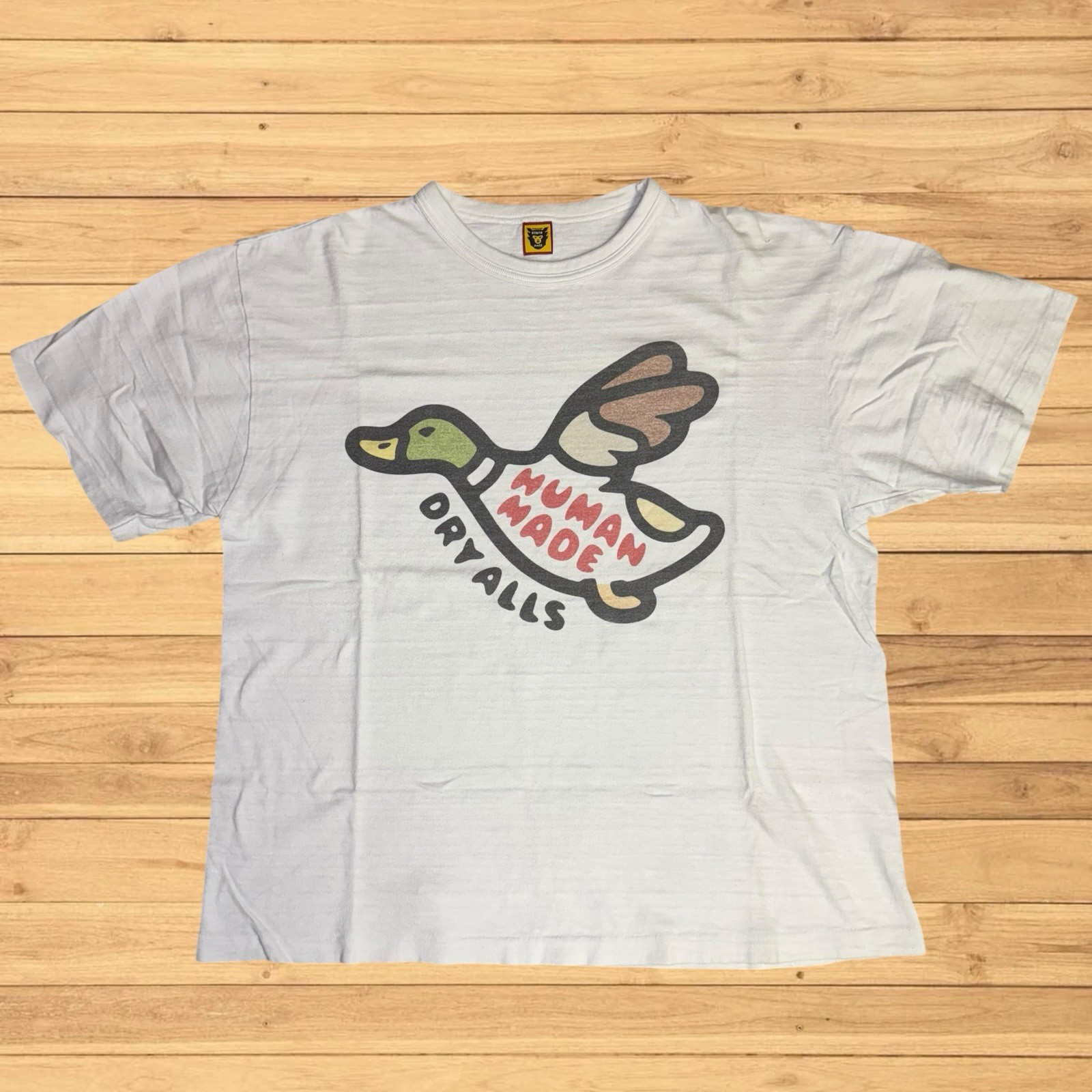 Human Made Men’s T-Shirt Duck Graphic Single Stitch Made in Japan