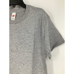 Hanes Essentials Men’s S 6-Pack Light Steel Cotton Short Sleeve T-Shirts G13-18