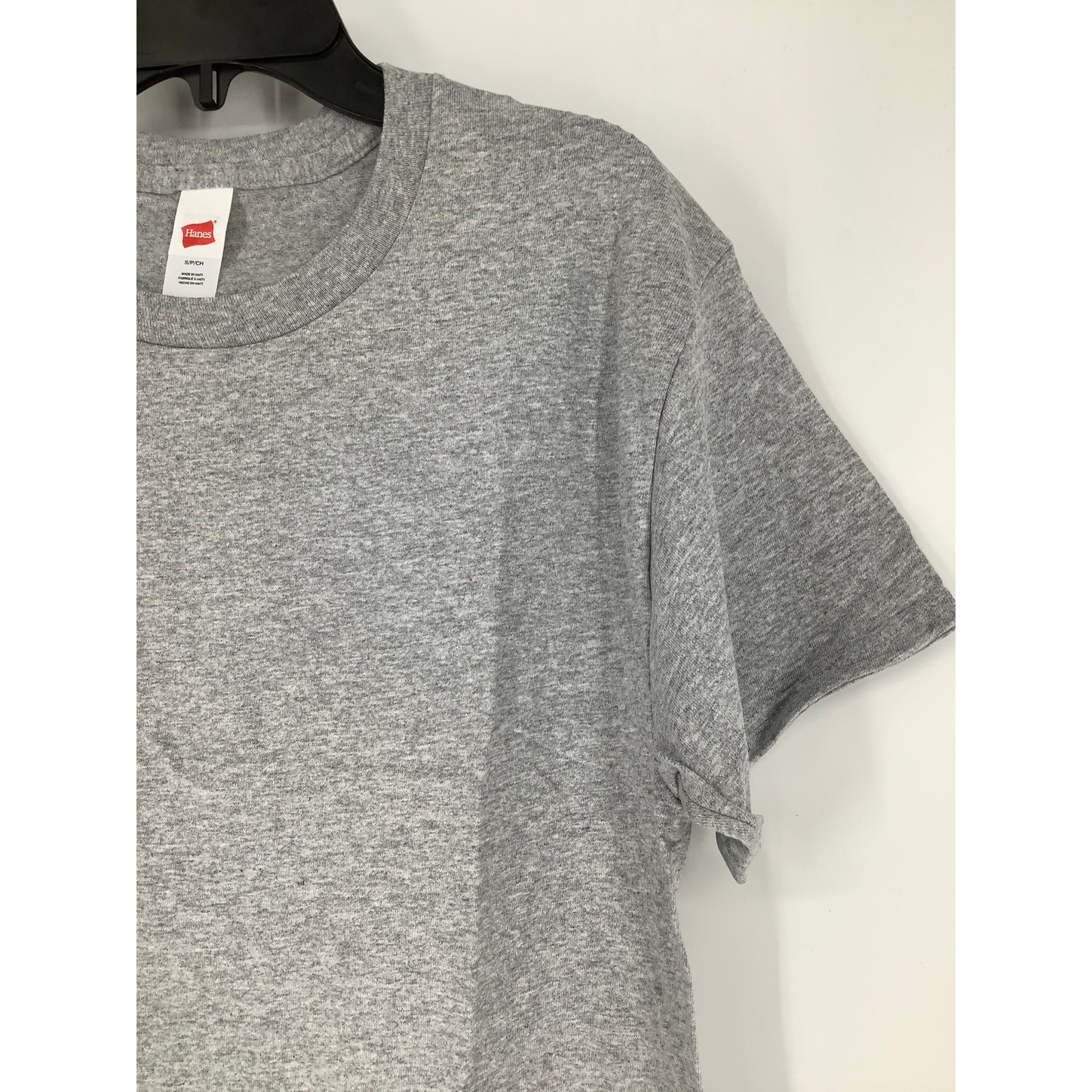 Hanes Essentials Men's S 6-Pack Light Steel Cotton Short Sleeve T-Shirts G13-18 gallery