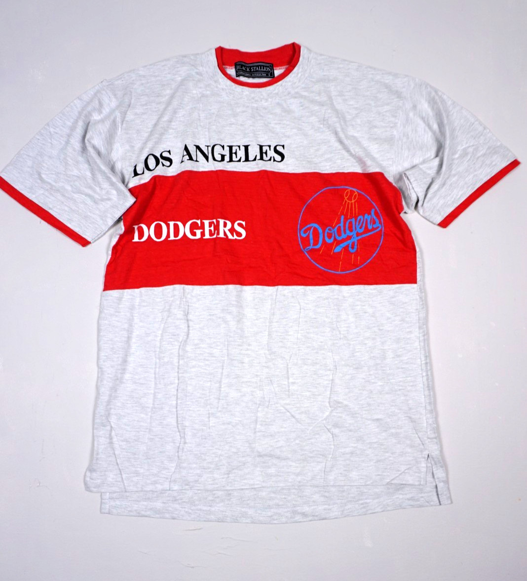 Vintage Los Angeles Dodgers T Shirt Mens Small MLB Baseball Graphic Tee 90s USA