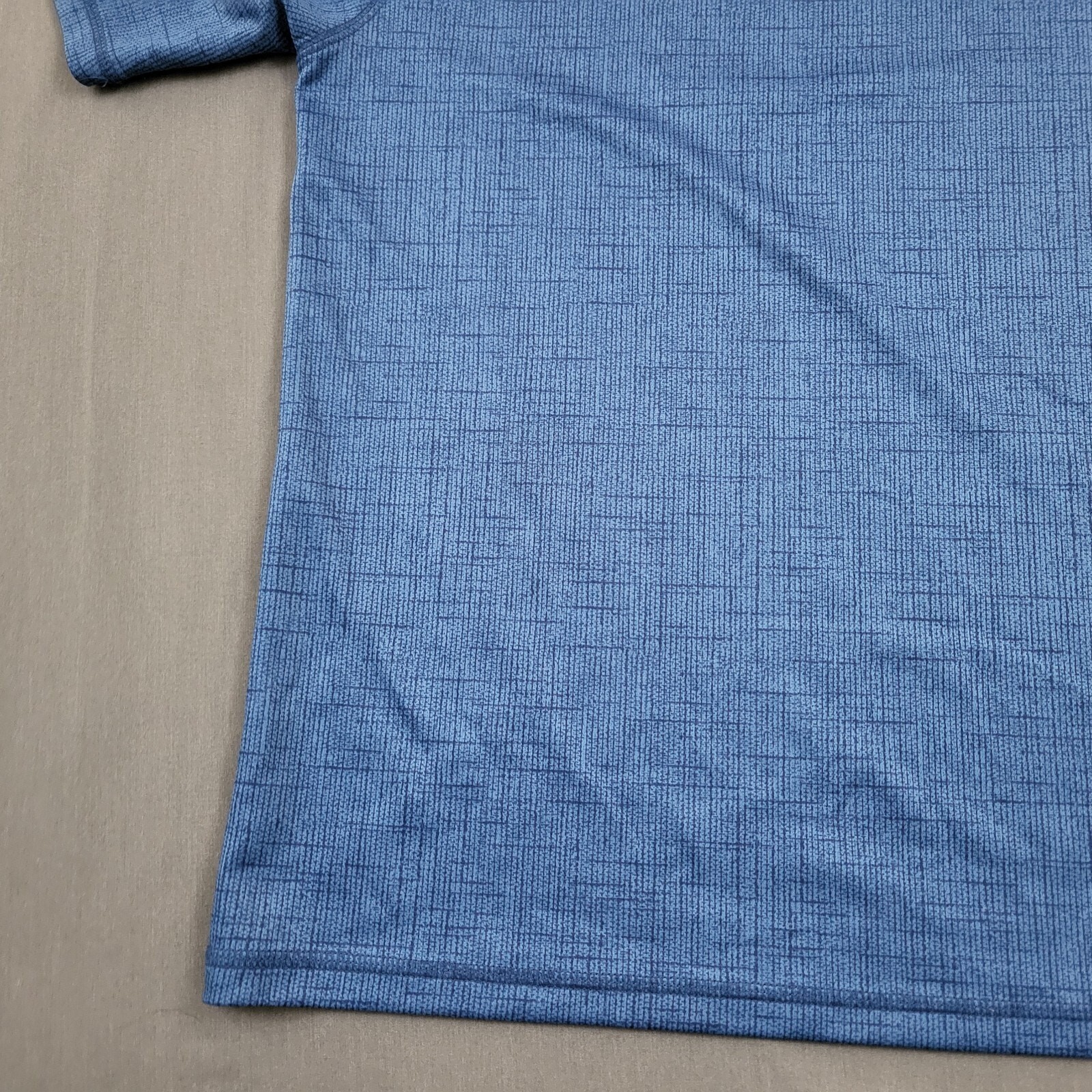 Zeroxposur Shirt Mens Large L Short Sleeve UPF 50+ Sun Protection Woven Blue gallery