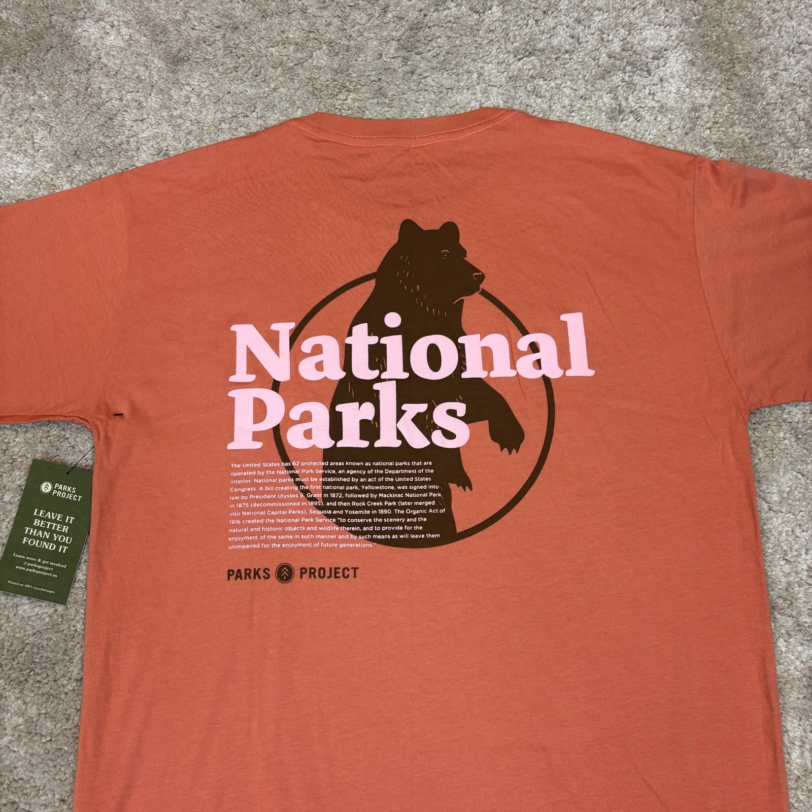 NWT Parks Project Our National Parks Puff Print Pocket T Shirt Men's XL gallery