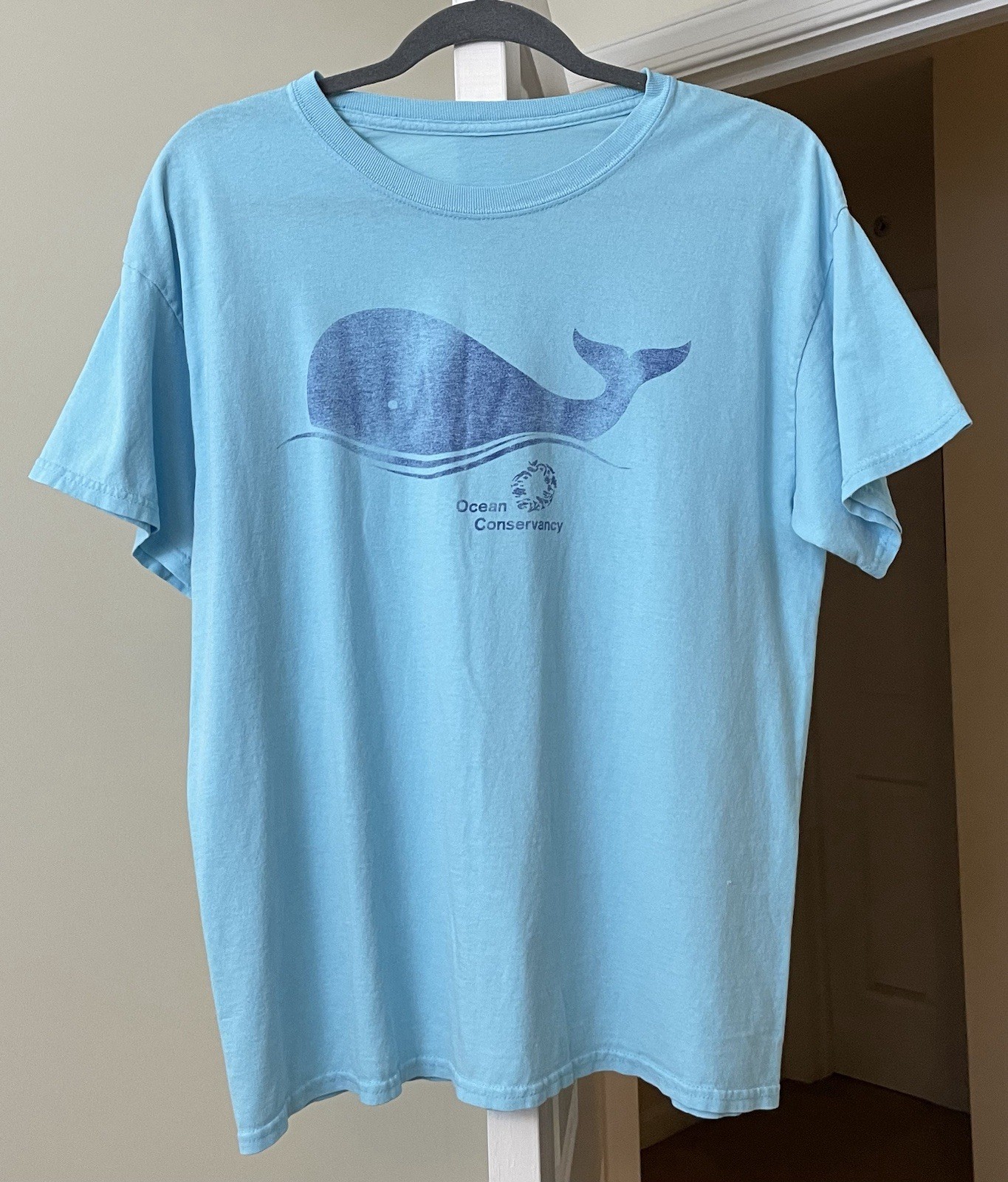 Ocean Conservancy T-Shirt Whale Blue Graphic Coastal Pullover Men's Large gallery