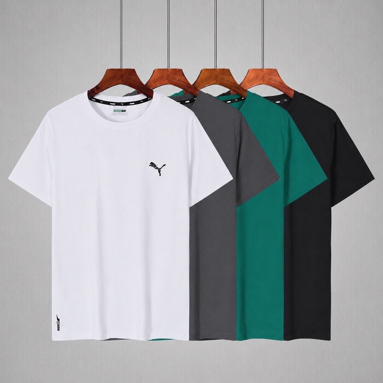 Men's Puma Basic Tee 180G Sorona Fabric T-Shirt 4 Colors Sizes L-4XL gallery