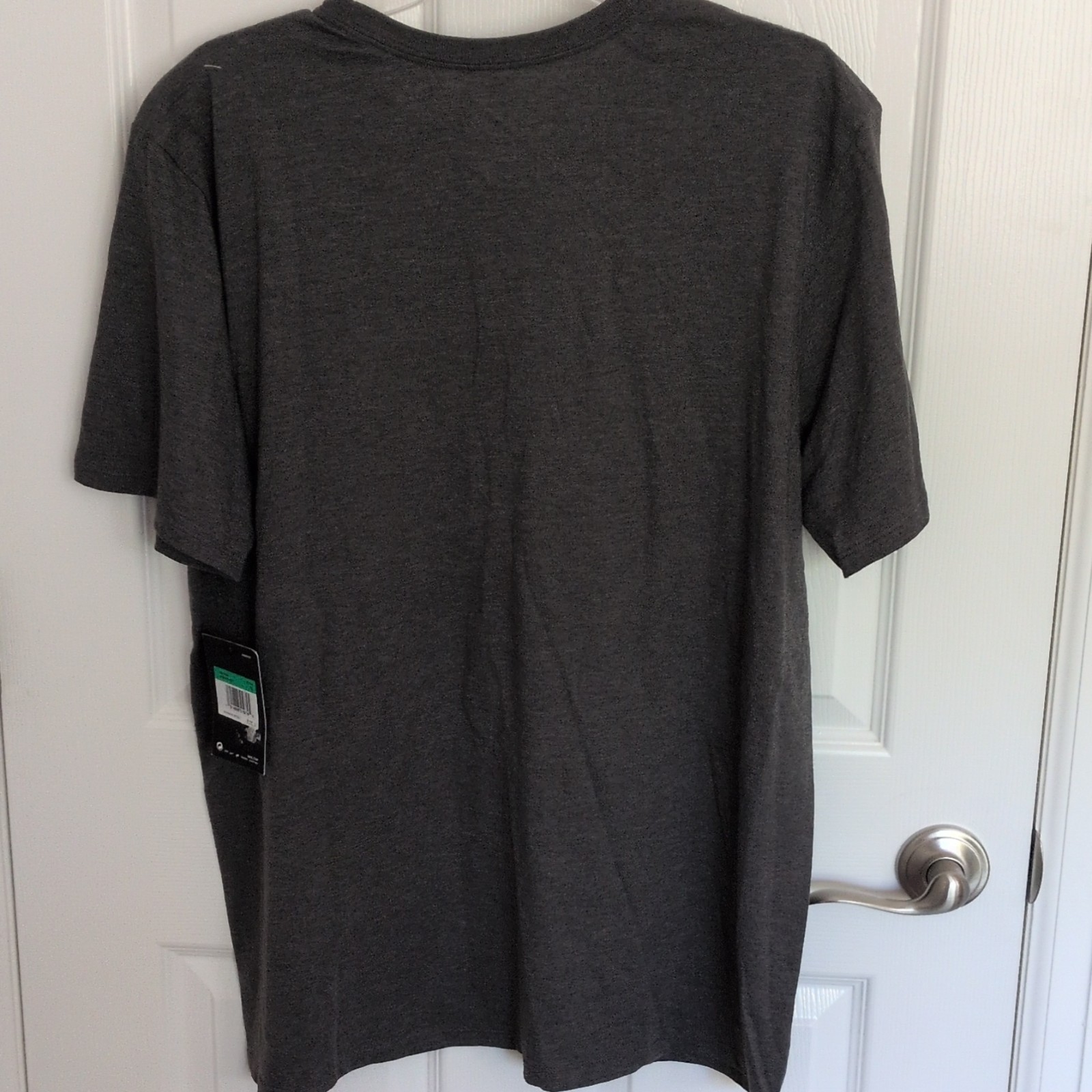 NWT Nike The Nike Tee Men's Gray Logo Crew Neck Short Sleeve XL gallery