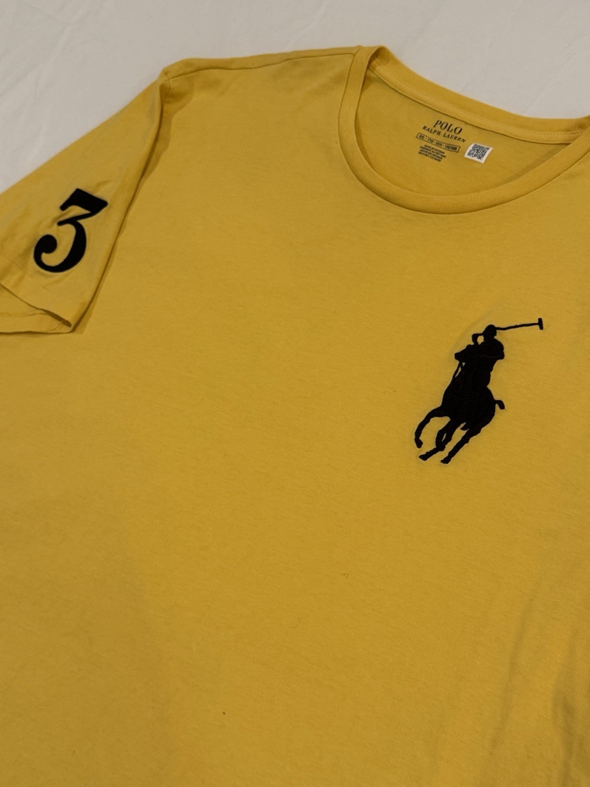 Polo Ralph Lauren Short Sleeve Big Pony Solid Crewneck Solid T-Shirt Yellow XXL gallery
