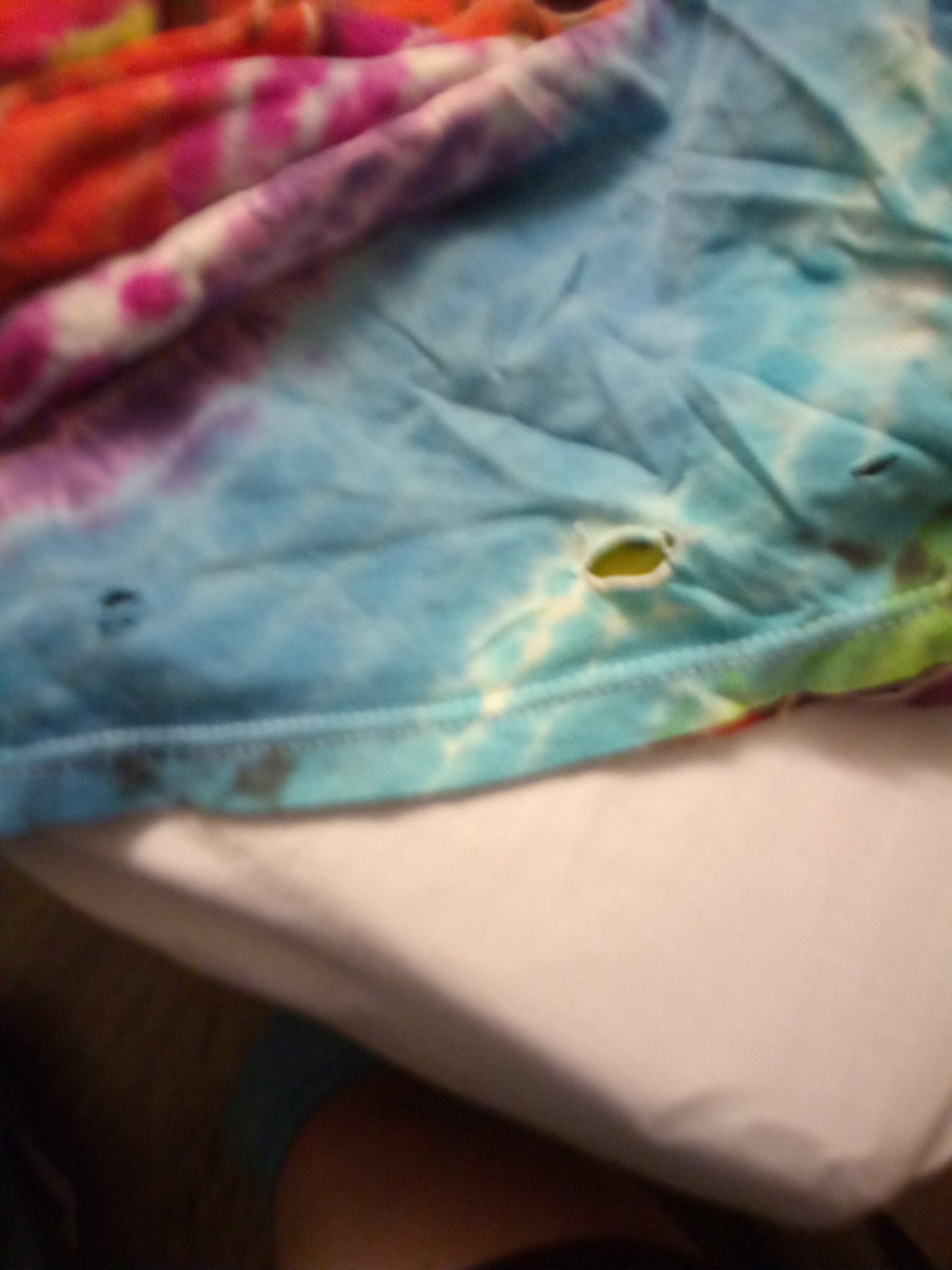 Flying V Guitar Tye-Dye T-shirt gallery