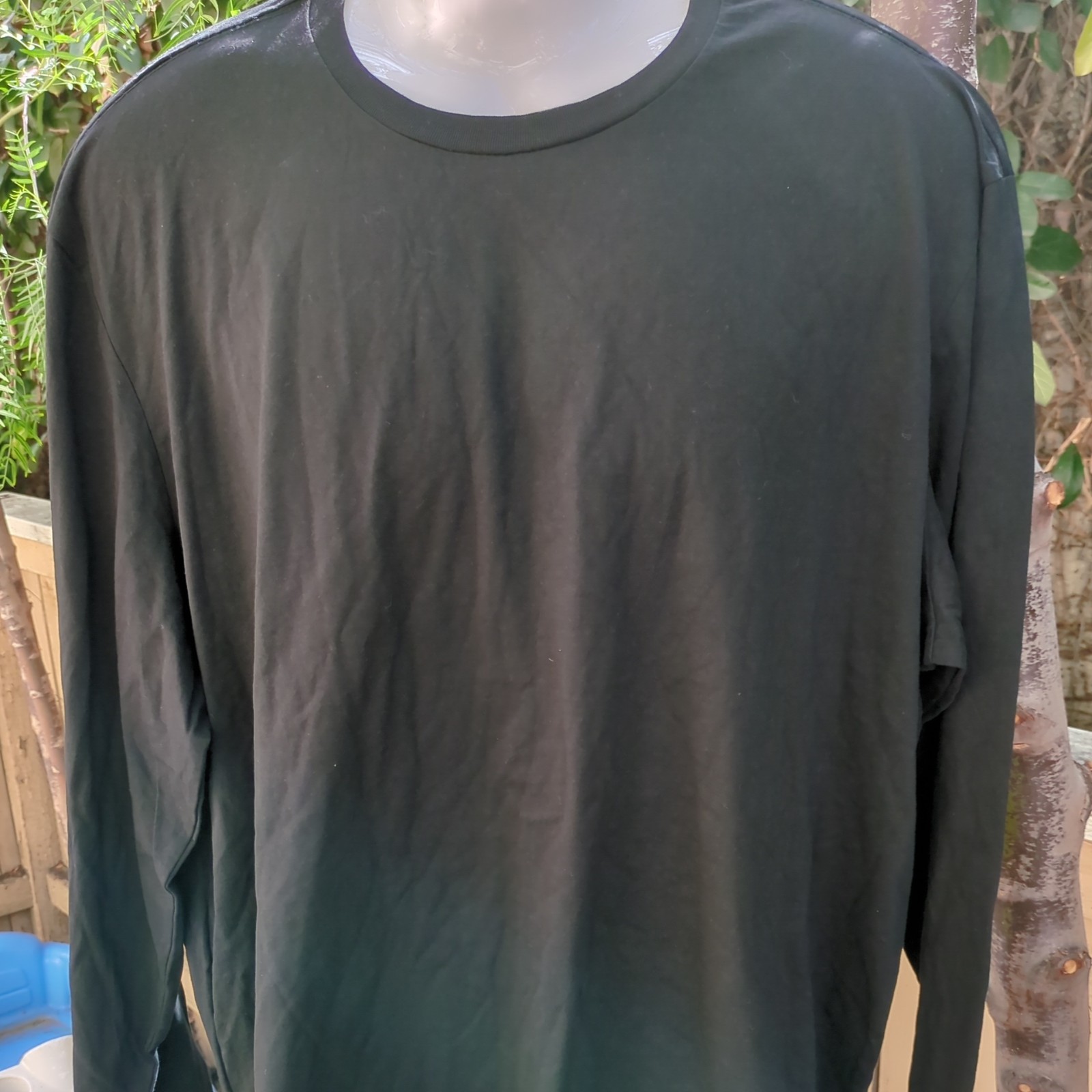 3XL Long Sleeve District Brand Black Soft Garment 2 Pack