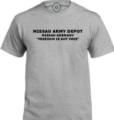 PANZER KASERNE* BOBLINGEN- GERMANY* FREEDOM* INDIVIDUAL BASE PT SHIRT
