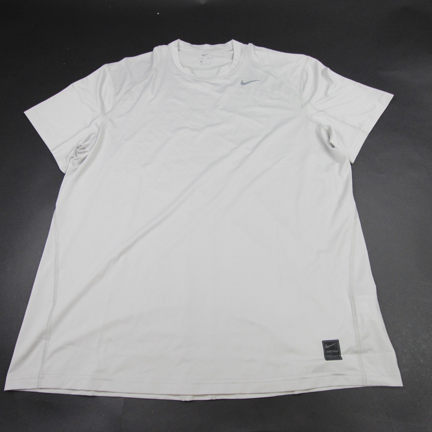Nike Dri-Fit Short Sleeve Shirt Men's Gray New without Tags XXL gallery